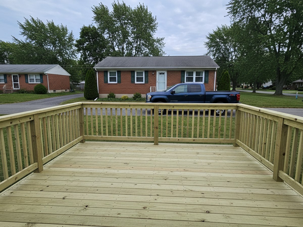 Deck Framing & Joist Repair completed by Summit Deck Co in Johnson City, NY